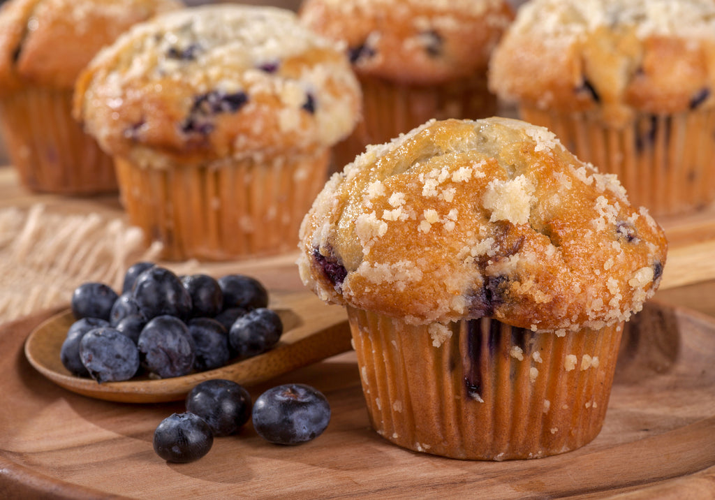 Blueberry Protein Muffin Tops