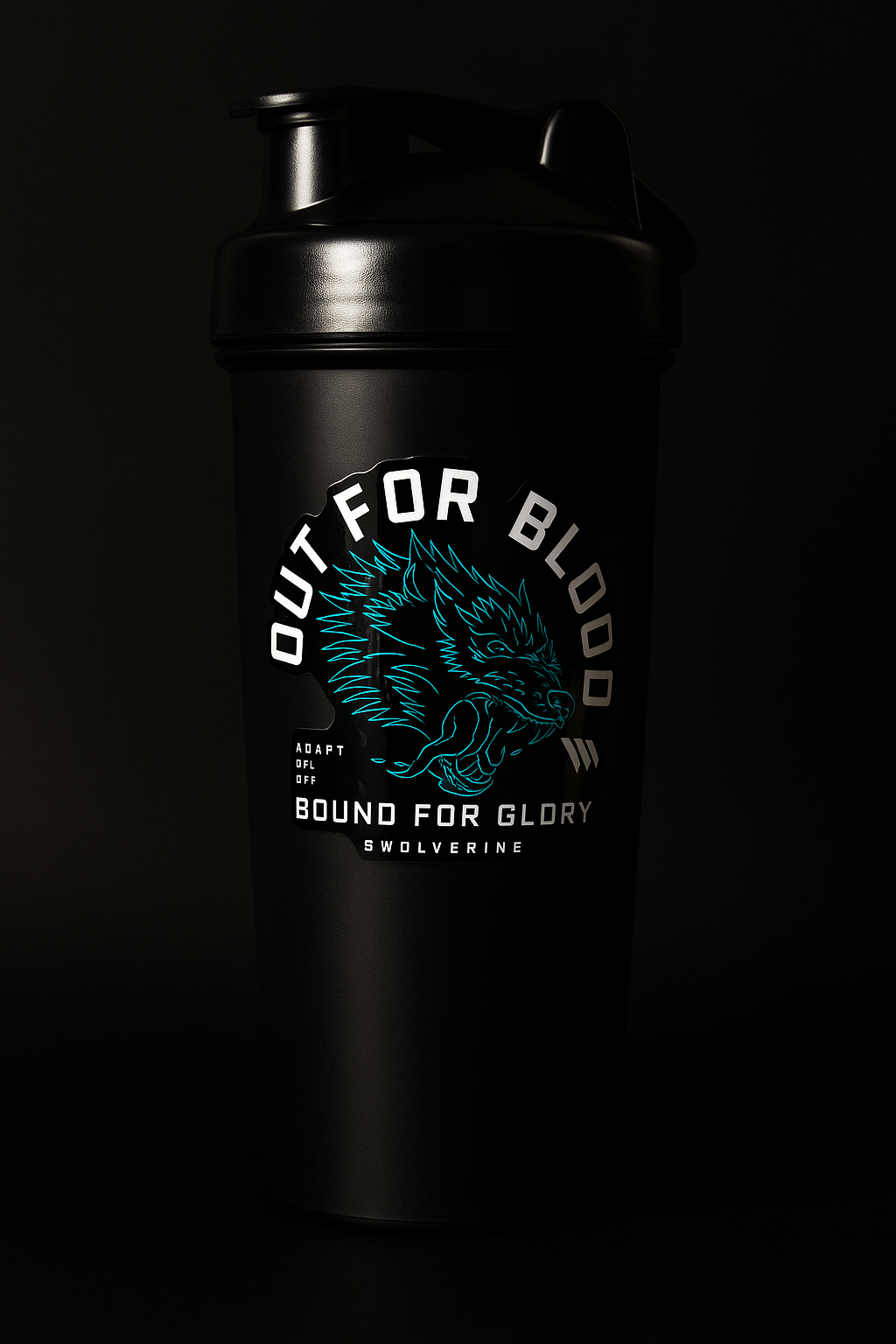 Out For Blood Sticker V1.0 – 2x2" Die-Cut Wolf Graphic | SwolverineV1.0 Sticker