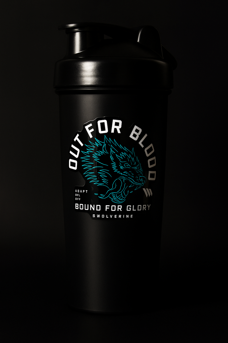 Out For Blood Sticker V1.0 – 2x2" Die-Cut Wolf Graphic | SwolverineV1.0 Sticker