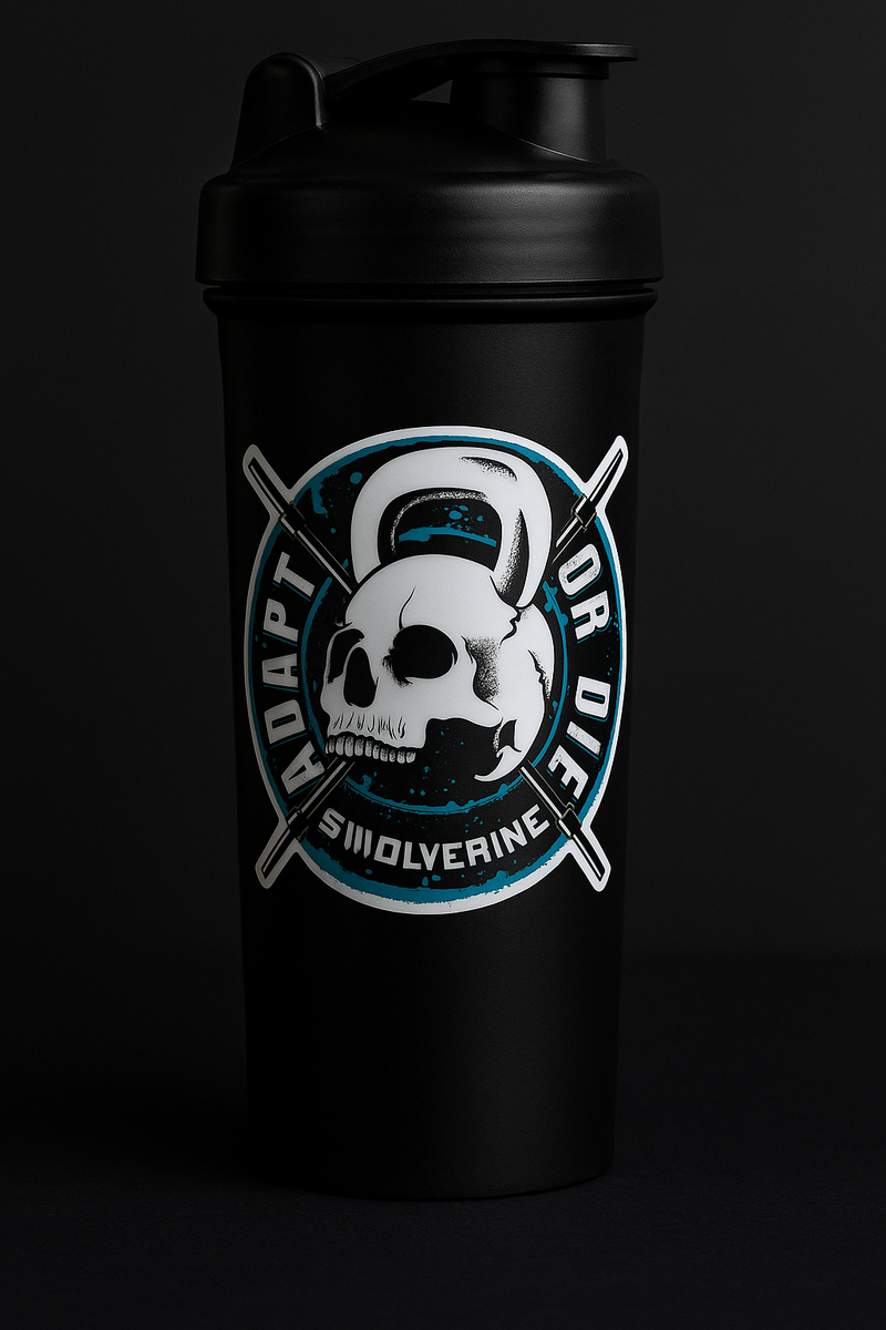 Adapt or Die Sticker – 2x2" Die-Cut Gym Sticker | Swolverine