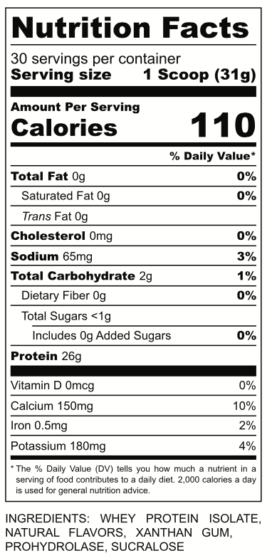 Whey Protein Isolate