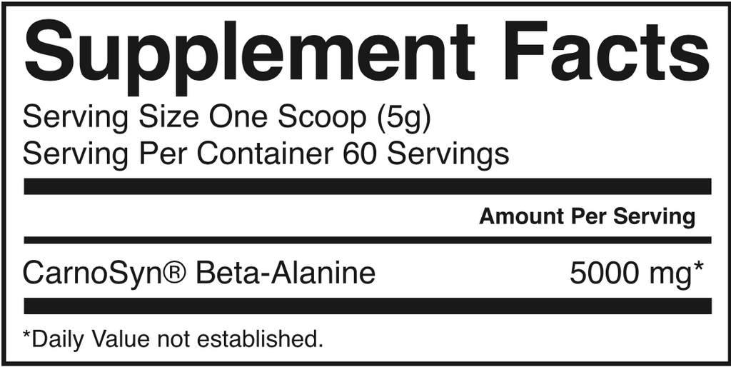 Marvelous Nutrition Beta-alanine 100 servings