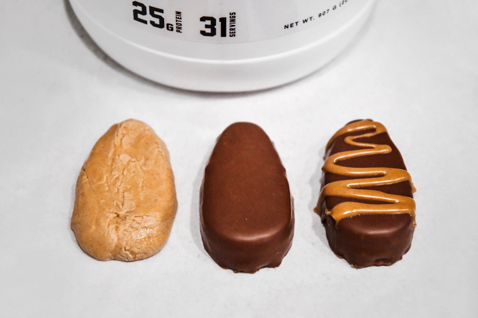 3 Ingredient Homemade Reese’s Peanut Butter Protein Eggs by Swolverine