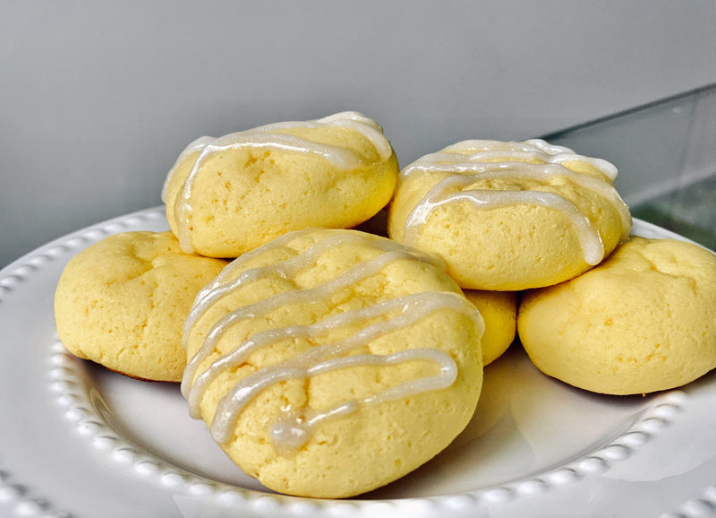 Soft and Chewy Lemon Protein Cookies Recipe by Swolverine