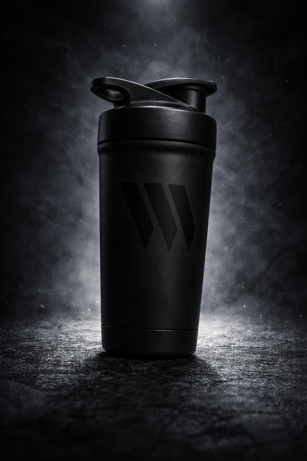 Black | Black Swolverine Stainless Steel Protein Shaker