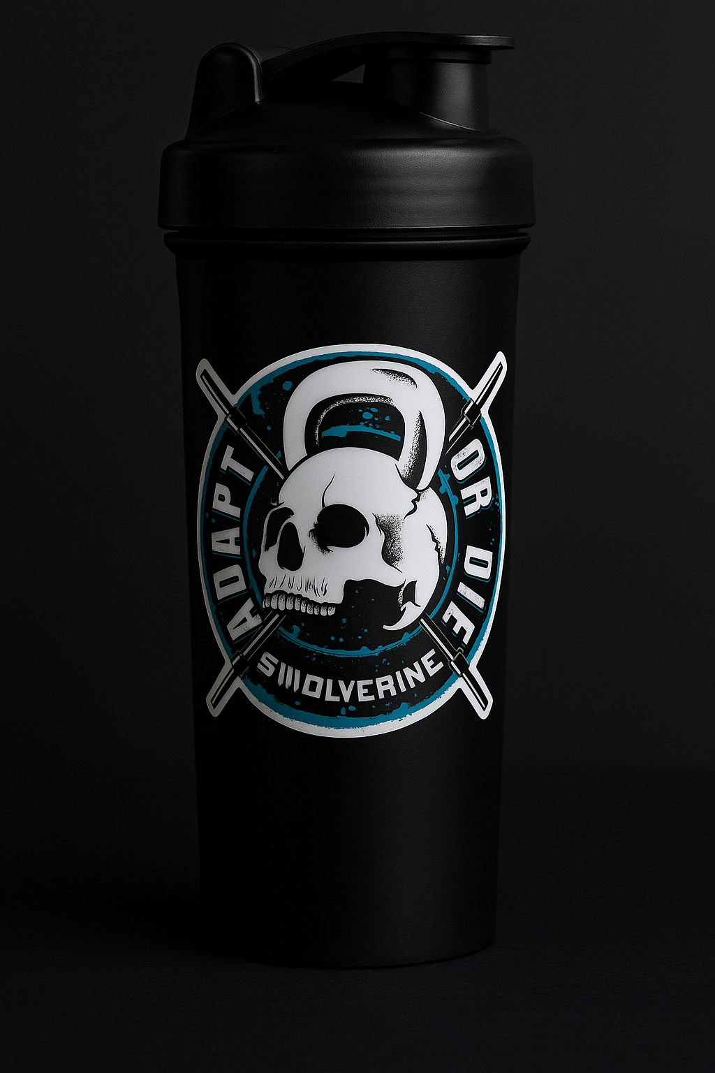 Adapt or Die Sticker – 2x2" Die-Cut Gym Sticker | Swolverine