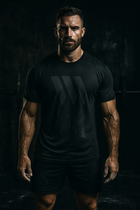 Black: Black Swolverine Icon Tee