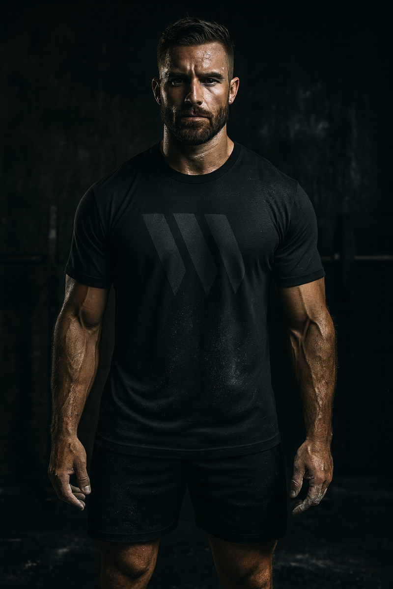 Black: Black Swolverine Icon Tee