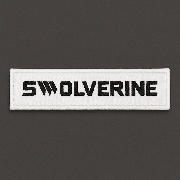 Swolverine Patch (Black:White)