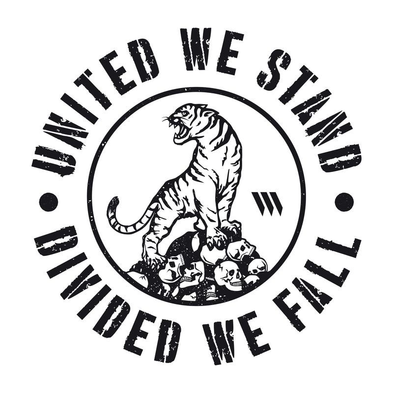 United We Stand Divided We Fall Sticker